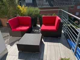 Gartenlounge Mazuvo 3-teilig