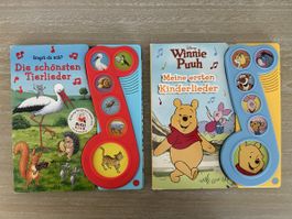 2 Kinderlieder Bücher Winnie Puuh & Schönste Tierliede