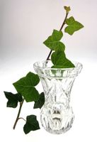 wunderschöne schwere Kristallglas Vase