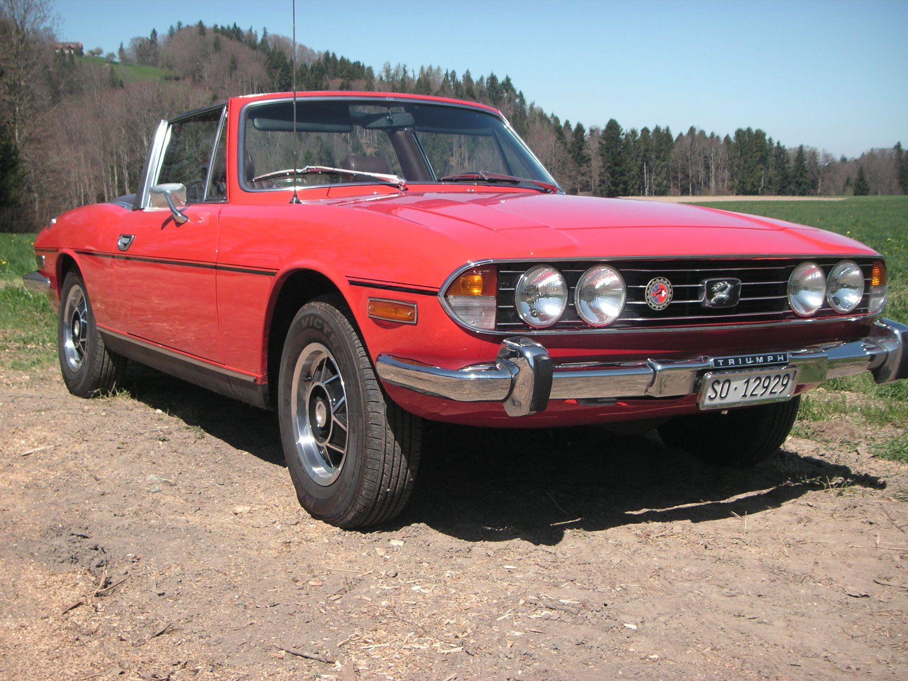 Triumph Automobili: Triumph Stag 1975  V8 – Usato da Oensingen venduto da frasol 1