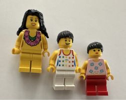 3 Lego Figuren Familie Sommer Strand Ferien