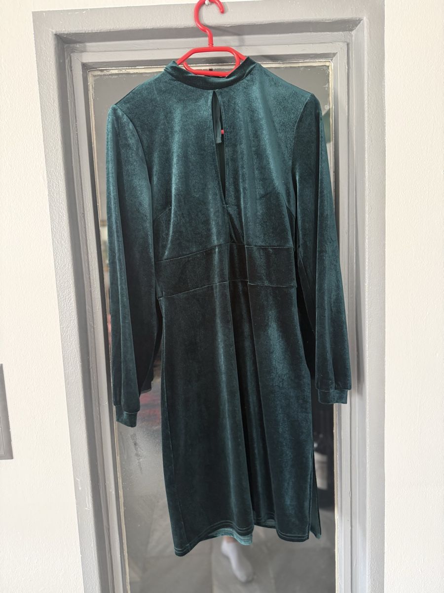Na-kd Vestiti: NA-KD Samtkleid Petrol Gr. 36 | Elegant & feminin – Usato da Herrliberg venduto da Joy_Strehler