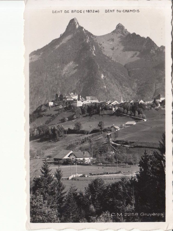Cartoline postali: Gruyères 1944 – Usato da Bürglen TG venduto da StampGraf