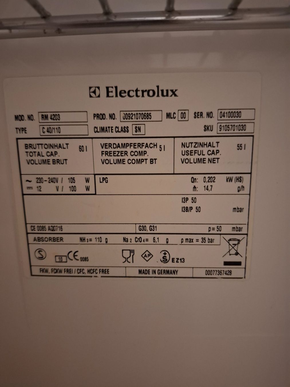 Electrolux Frigoriferi: Kühlschrank Mini – Usato da Flawil venduto da corinnetanner 5