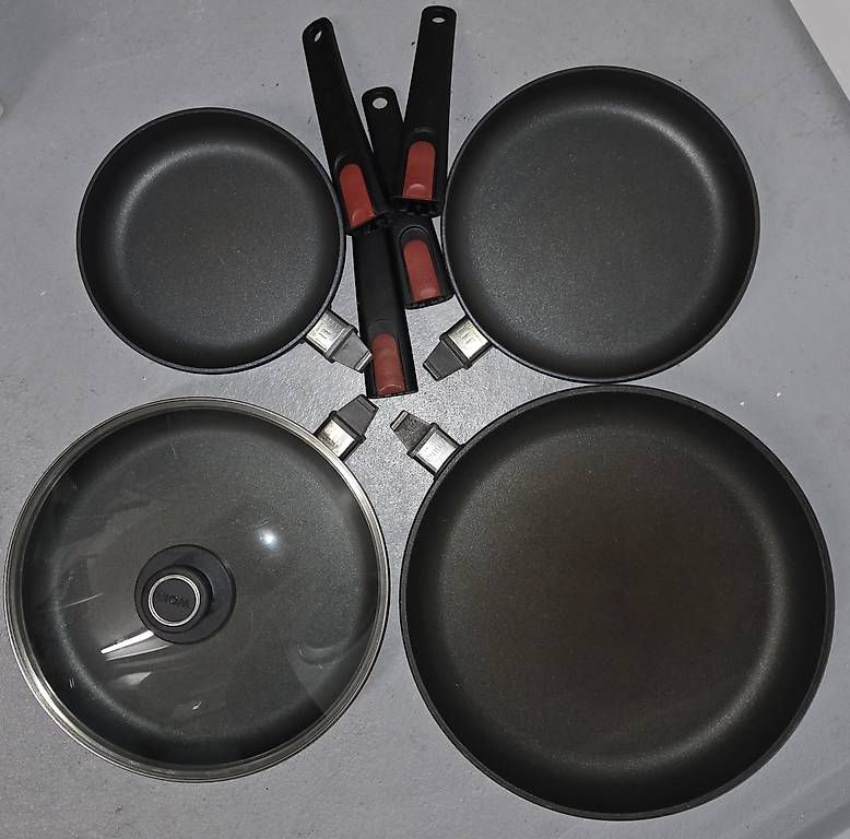Padelle: WOLL Diamond Lite Pfannenset, gebraucht – Usato da Bottmingen venduto da san_j2p9