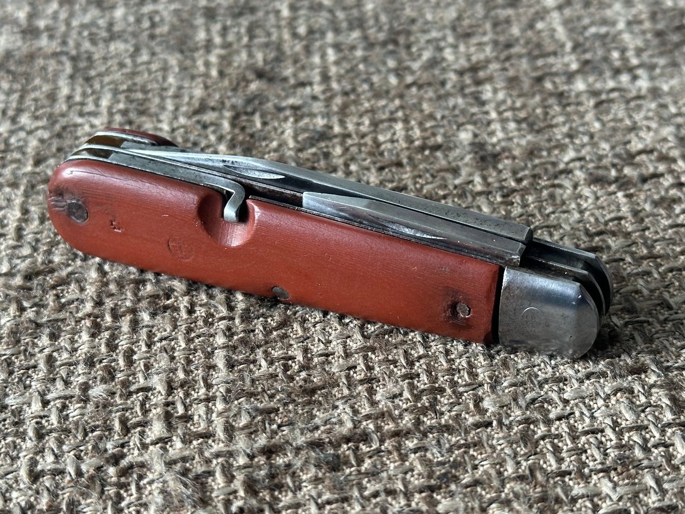 Coltelli tascabile: Uraltes Militärmesser ELSENER E RAR – Usato da Dübendorf venduto da lan1808 1