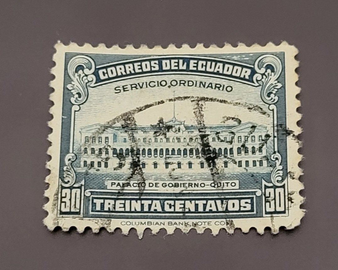 Alle Briefmarken: Ecuador 1944 alte briefmarke – Gebraucht aus St Gallen von Stampsalshobby