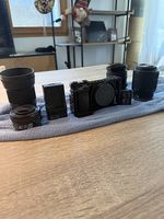 Sony A6000 Kamera + smallrig mit SIGMA und SONY Objektiven