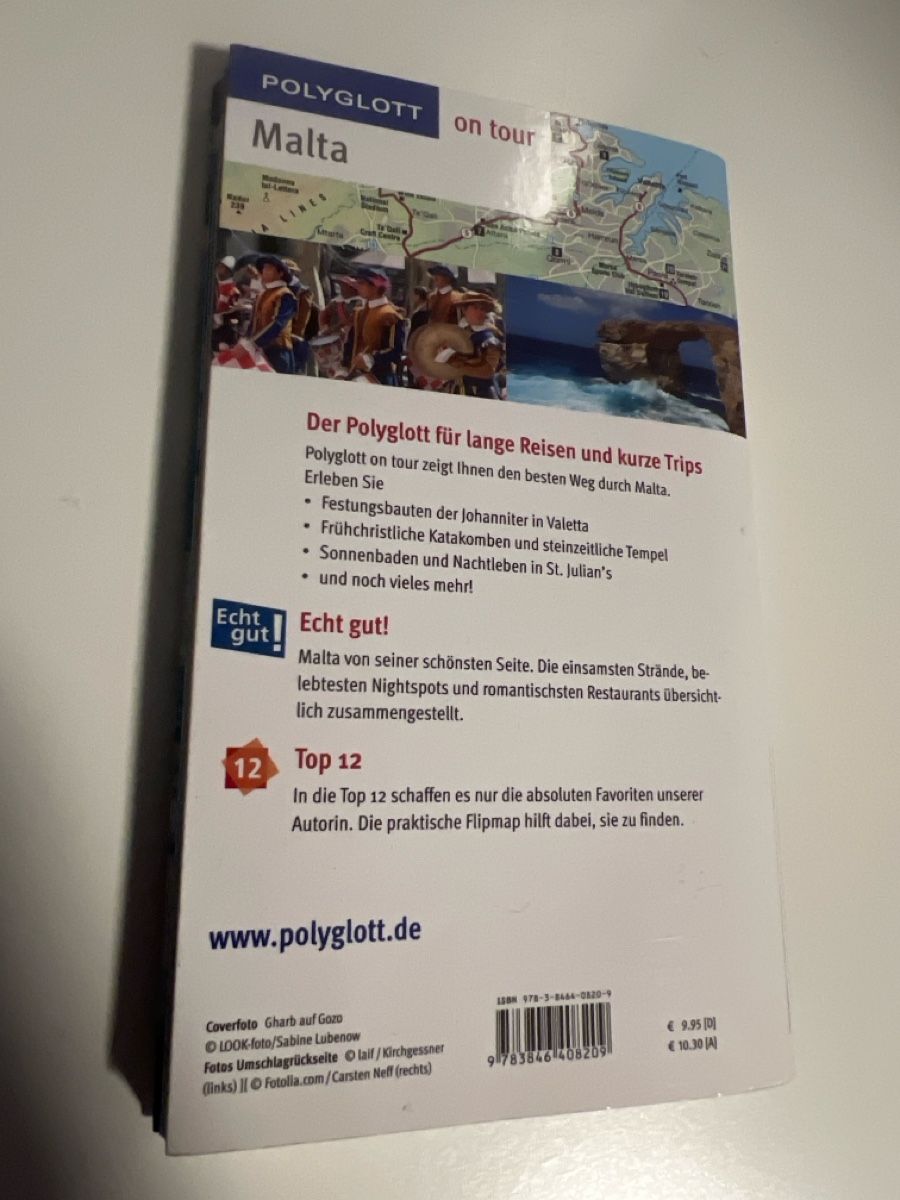 Libri: Reiseführer Malta Polyglott on tour Flipmap NEU – Usato da Schongau venduto da Retro_Shop 1
