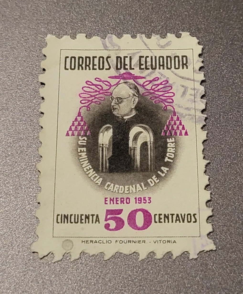 Tutti i francobolli: Ecuador 1954 alte briefmarken – Usato da St Gallen venduto da Stampsalshobby