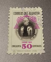 Ecuador 1954 alte briefmarken