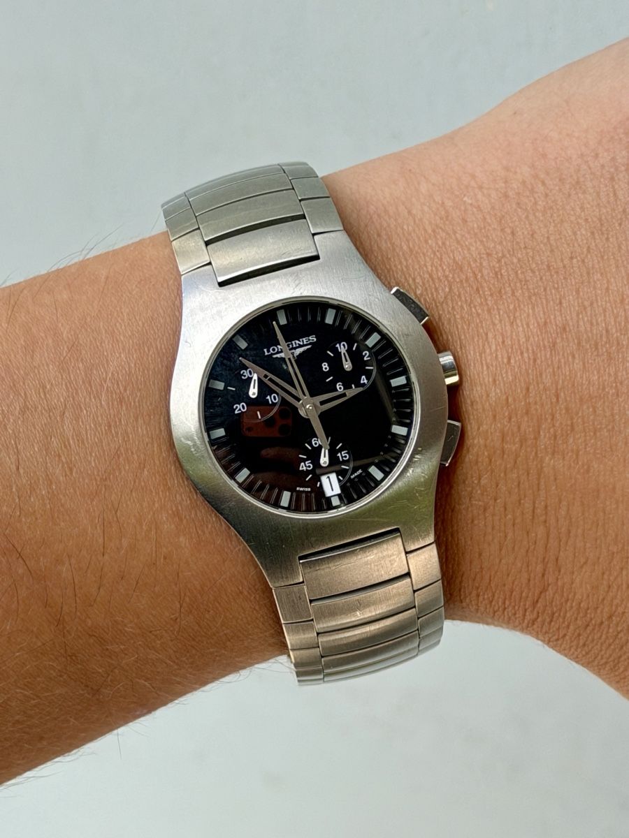 Longines Orologi: Longines Oposition Chronograph Quarz Fullset – Usato da Winterthur venduto da YSCHU 7