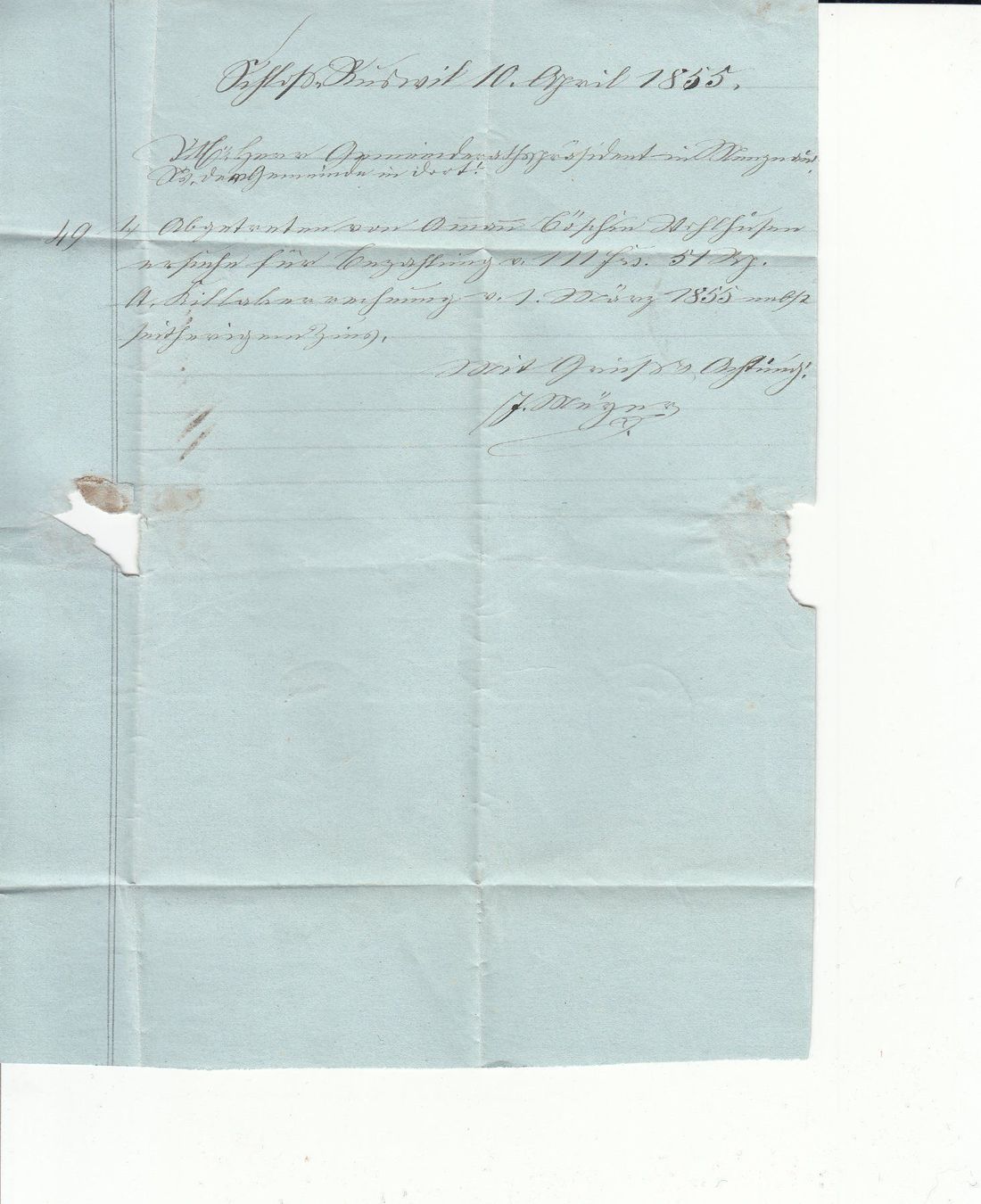 Alle Briefmarken: BOM Ruswil 1855, Irrläufer – Gebraucht aus Bürglen TG von StampGraf 2