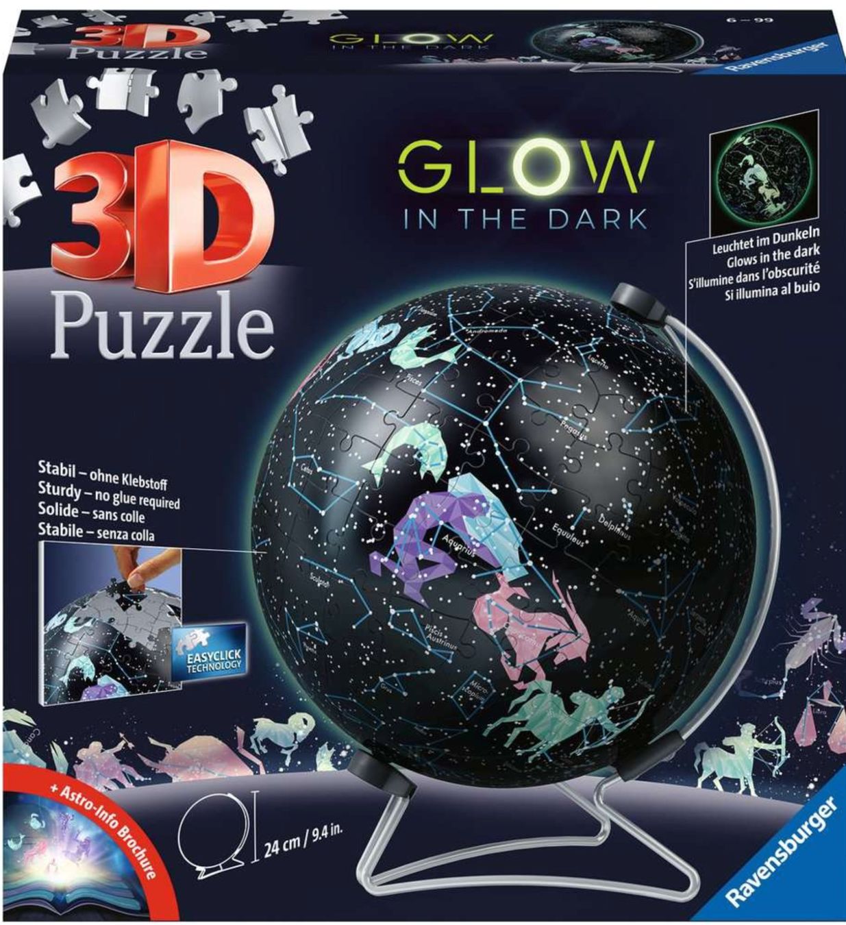 Ravensburger Puzzle: Ravensburger 3D Puzzle Sternenglobus – Usato da Hagendorn venduto da Panto100