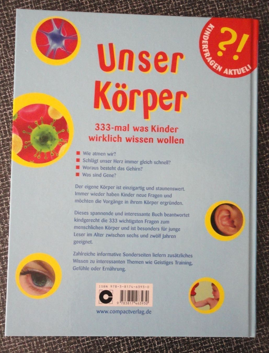 Bücher: Kinderbuch Unser Körper Kinderfragen – Neu (gemäss Beschreibung) aus zürich von parts5060 8