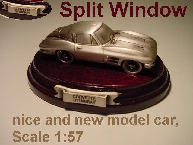 Chevrolet Modellini d'auto: Corvette Stingray Split Window Scale1:57 – Nuovo e nell'imballaggio originale da Giswil venduto da Healey71