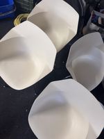 4 Designer Stühle, weiss, skandinavisch, Top Zustand