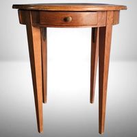 Antiker Biedermeier Beistelltisch Massivholz 🪵 stabil 🕰️