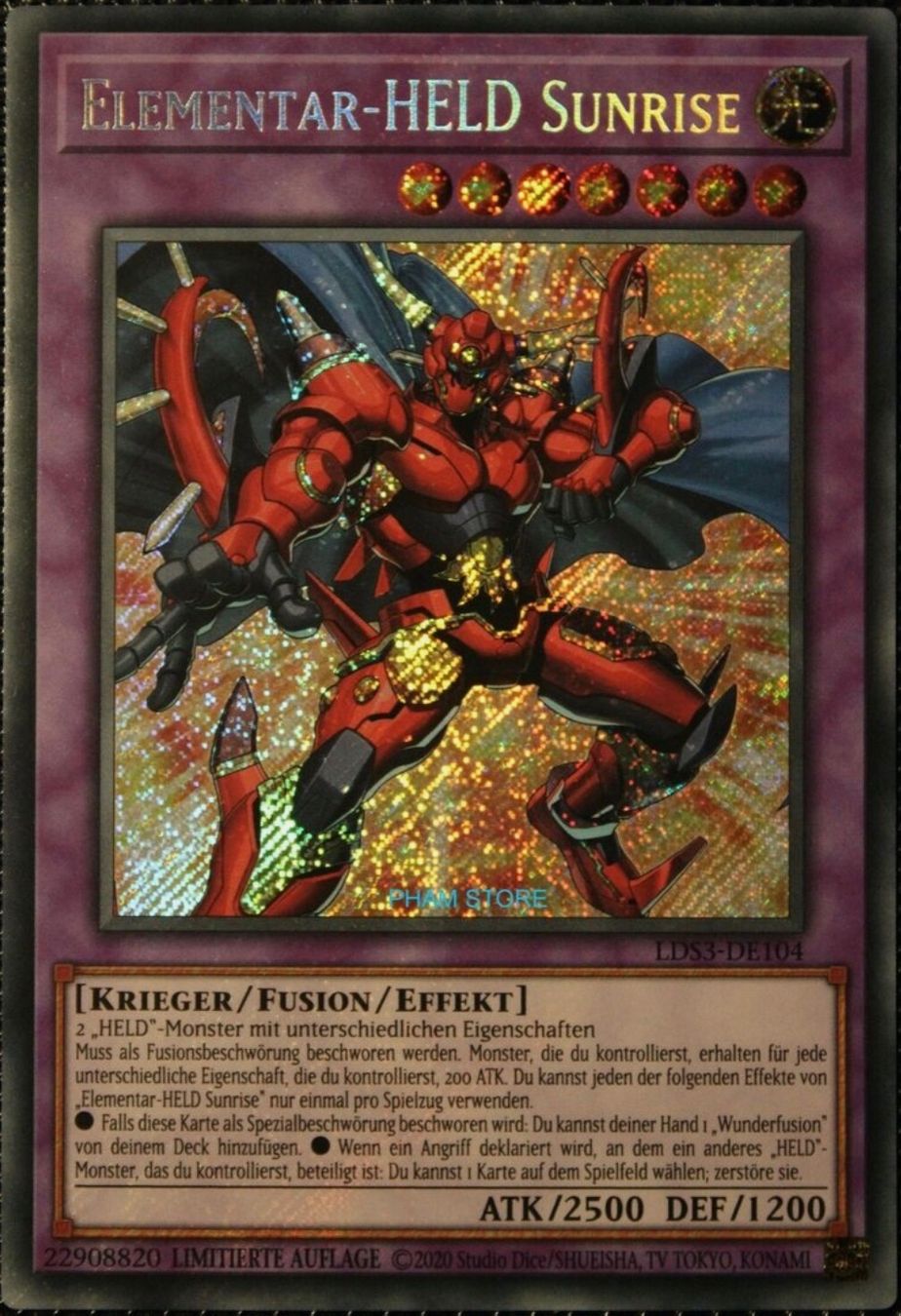 Yugioh Carte collezionabili: YuGiOh SCR Elementar-HELD Sunrise – Usato da Altstätten SG venduto da ChangeMaker