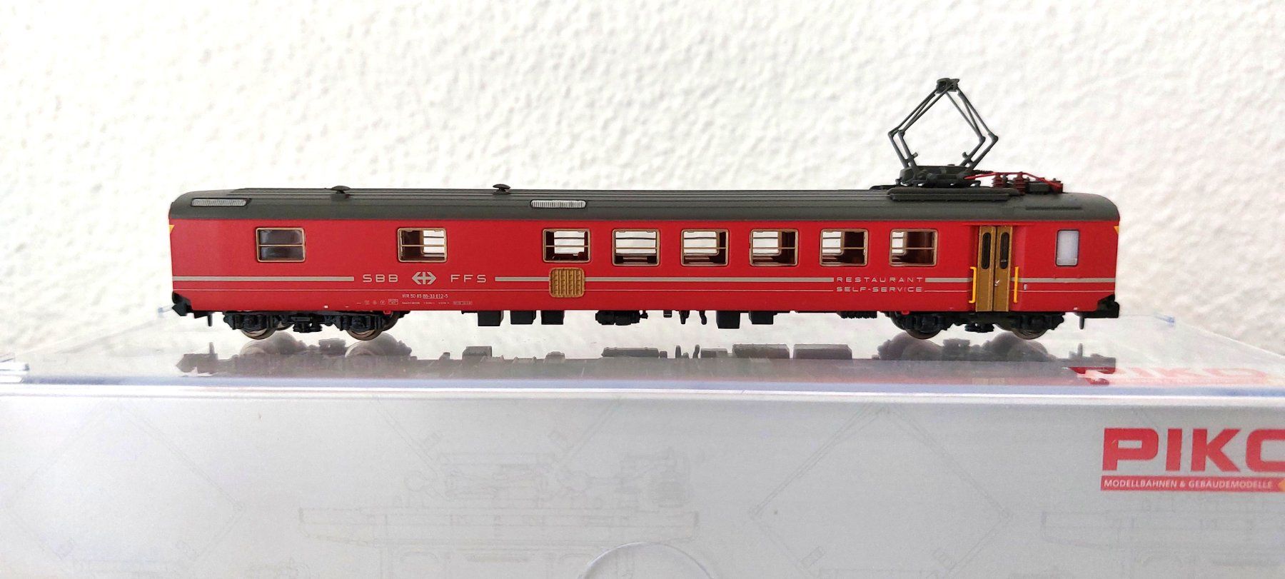 Piko Modellini di ferrovie: Piko SBB WR " RESTAURANT  SELF SERVICE " – Usato da Biberist venduto da Ntrains 2