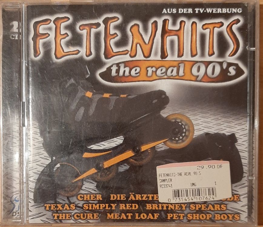 Fetenhits The Real 90's ,1999, Hit Compilation, Sampler | Kaufen Auf ...