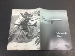 Gebrauchte Swissair Broschüre "Ich werde Pilot"