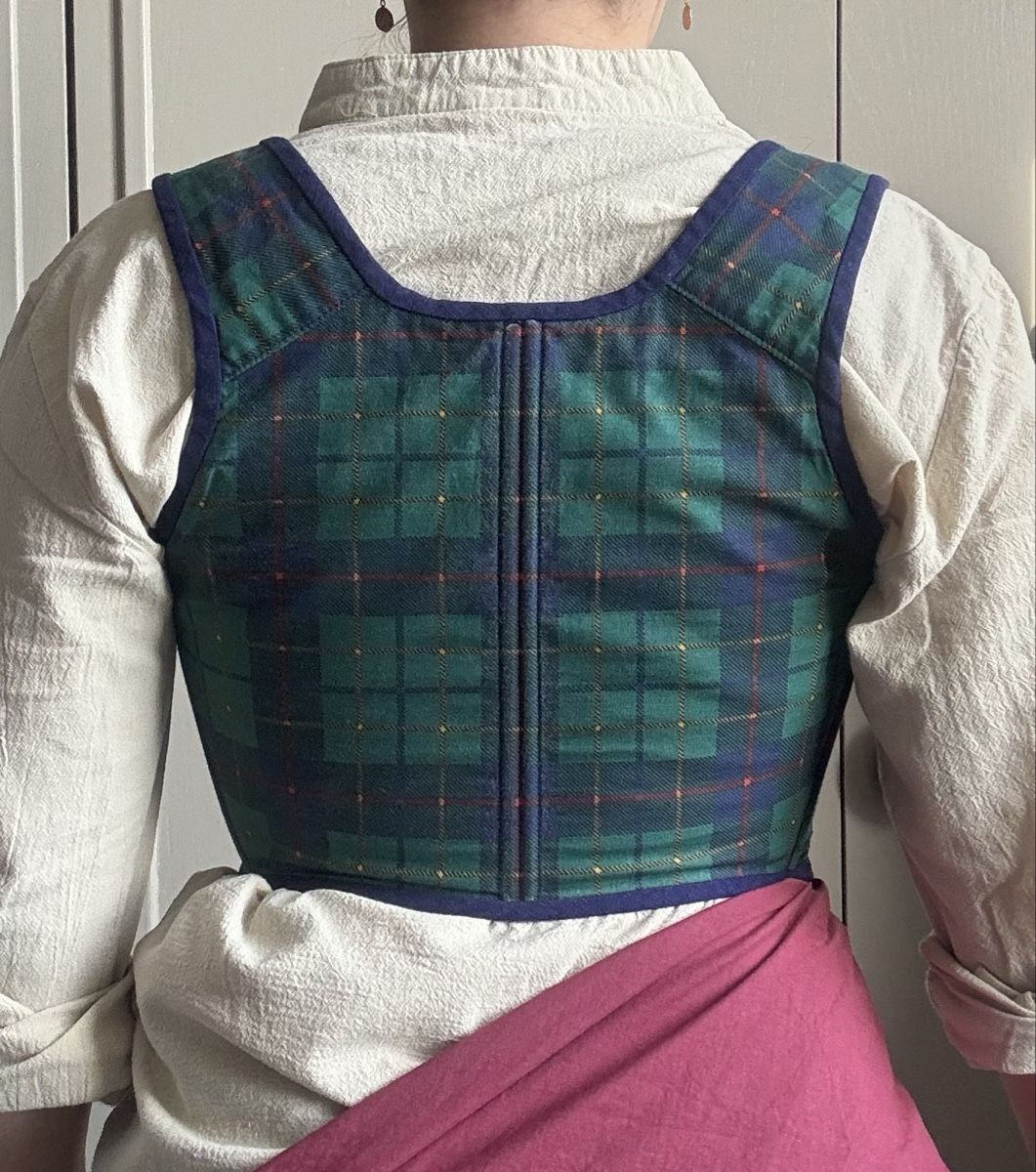 Top: Tartan Korsett  – Nuovo e nell'imballaggio originale da Oensingen venduto da Chicotus 2