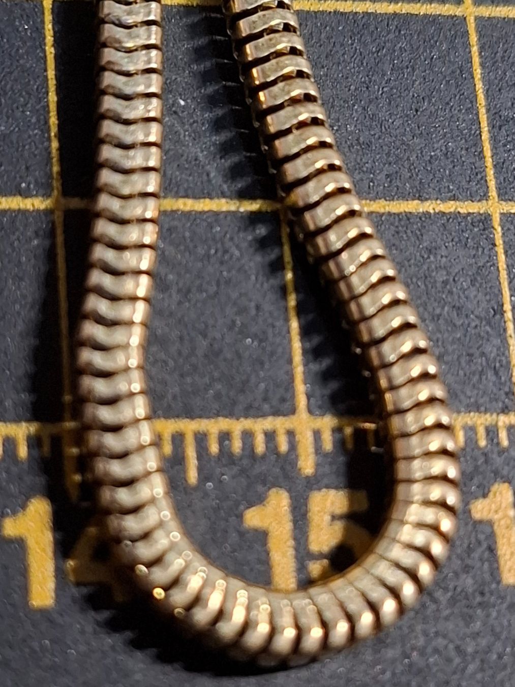 Catenine: Schlangenkette Silber 925 vergoldet – Usato da Zwieselberg venduto da Halifaxmendusli 3
