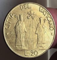 VATIKAN 20 LIRE 1990 UNZ. *SEHR RAR*