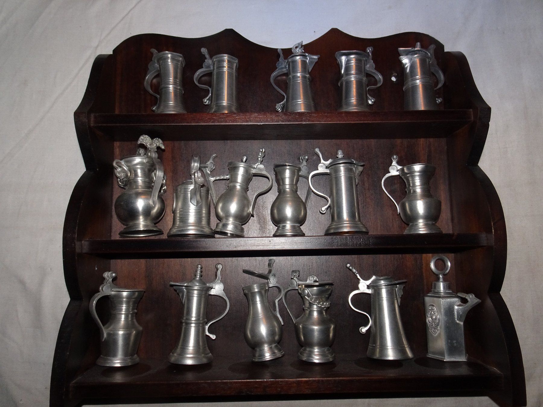 Statuette: Zinnminiaturen Sammlung mit Gestell – Usato da Bichwil venduto da Silbereule9