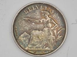 1 FR 1850 mit sitzende Helvetia - Erhaltung !