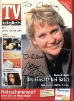 Alexandra Rietz Autogramm signiert Magazinbild 20x30cm