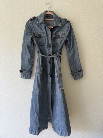 Donna Karan Denim Coat