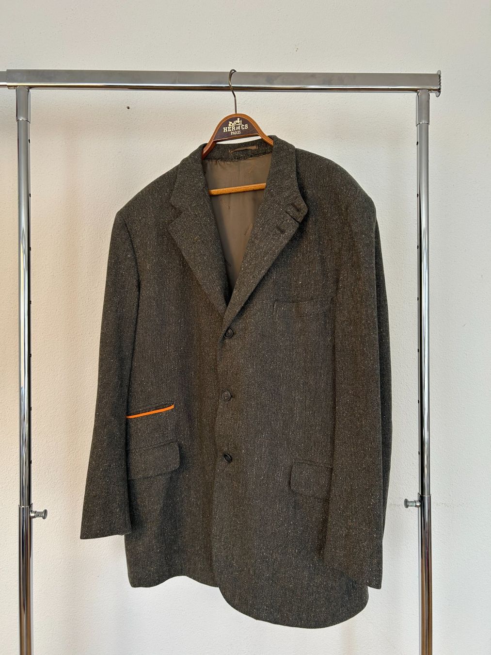 Hermès Giacche: Hermès Melange Wool Blazer – Usato da Bern venduto da kurtikobolt74