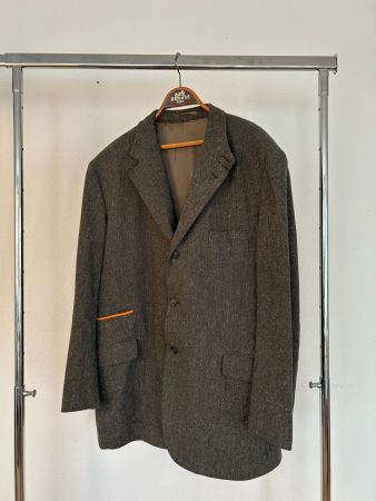 Hermès Melange Wool Blazer