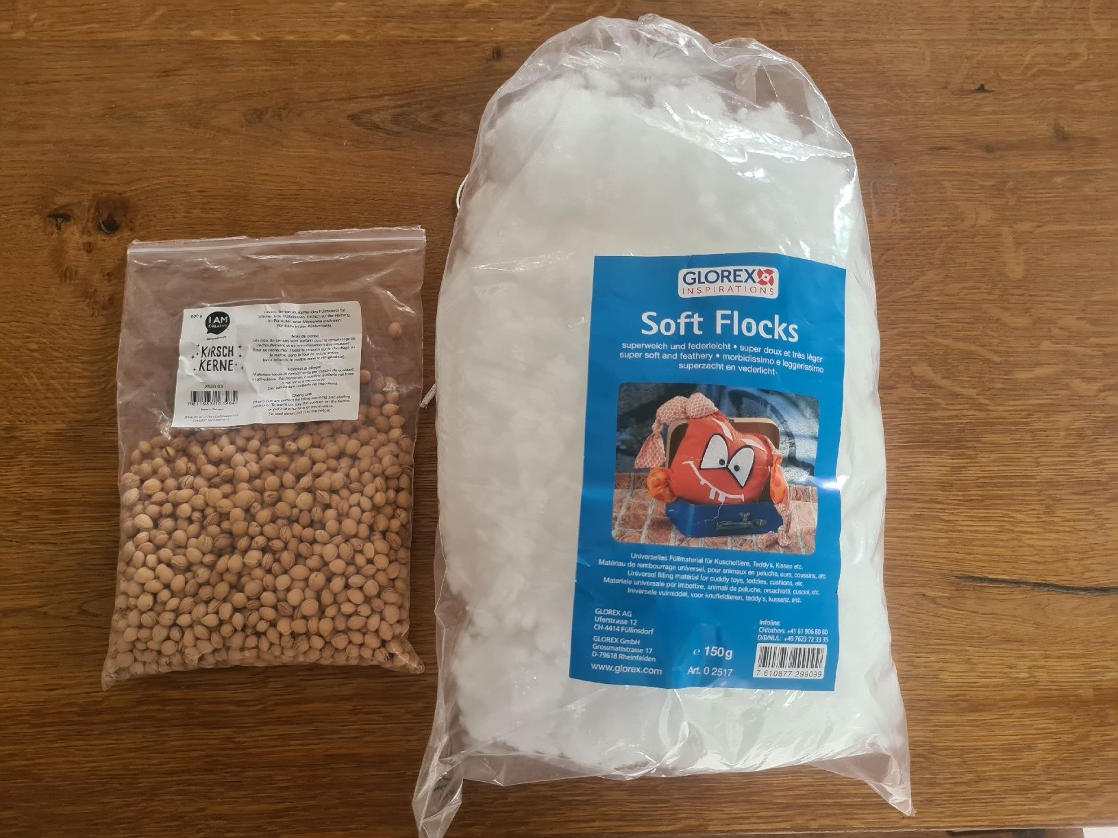 Materiale di riempimento: Kirschkerne und Soft Flox Füllmaterial – Usato da Ebikon venduto da Songbird85