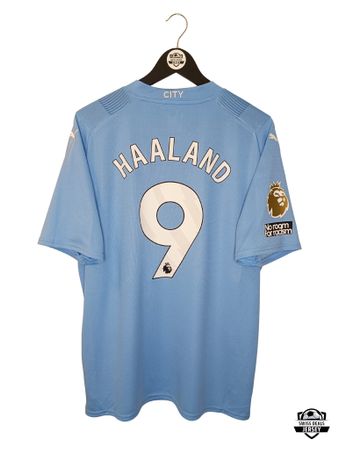 HAALAND #9 Original Manchester City 2023-24 Home Trikot