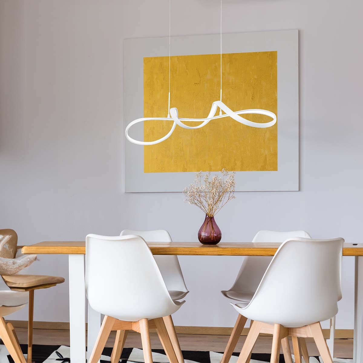 Lampadari & plafoniere: LED Pendelleuchte, Weiss, 81 cm x 46 cm – Nuovo (secondo la descrizione) da Kreuzlingen venduto da Smart-Light 1