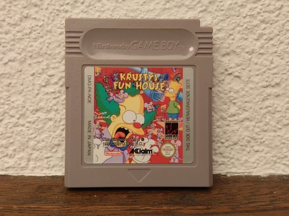 Krusty's Fun House Sur Game Boy - Cartouche PAL - Bon état
