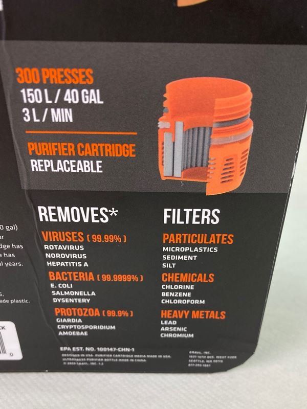 Gourdes & Thermos: GRAYL |  Wasserfilter-Flasche | 500 ml | Rot – Neuf (Voir description) à Wittenbach par Restwert_St-Gallen 7