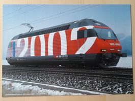 4 mini-posters Re 460 CFF  "100 ans CFF"