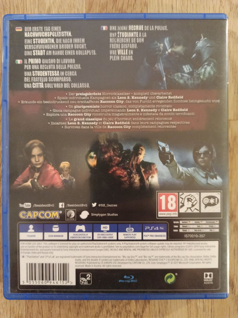 Giochi: Resident Evil 2 PS4 / PS5 – Usato da Oberweningen venduto da mar_87mx 1