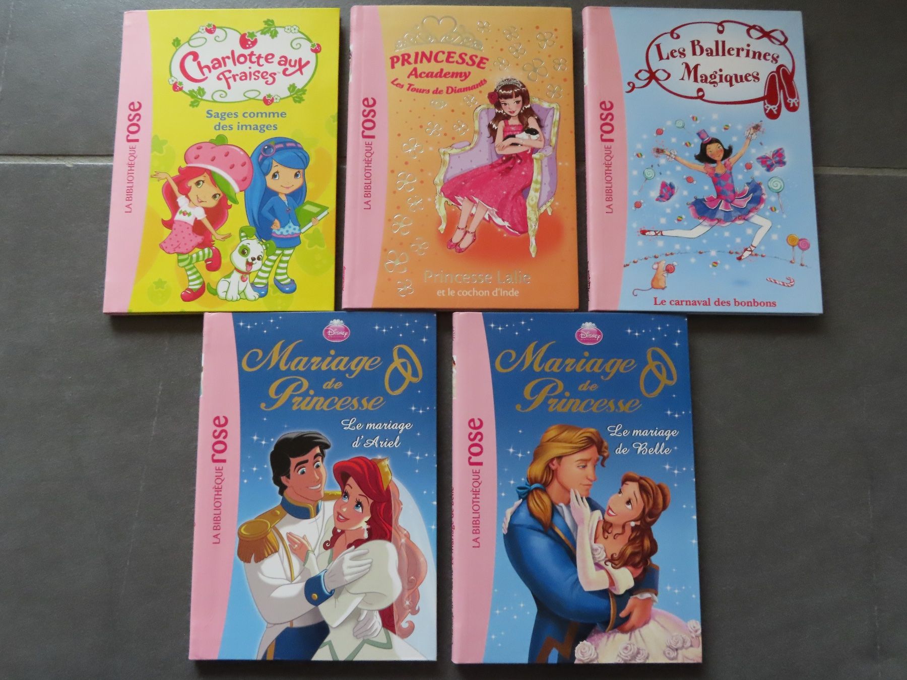 Libri: 5 livres "princesses..." 6-8ans ***NEUFS*** – Nuovo (secondo la descrizione) da Wallenried venduto da Asyano