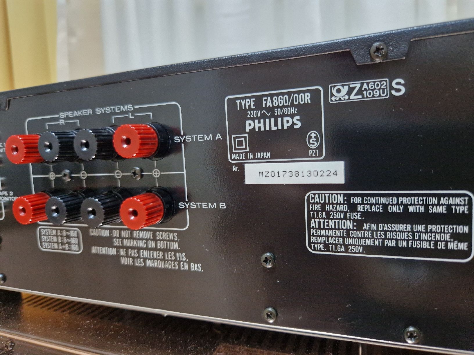 Philips Verstärker: Philips FA 860 – Gebraucht aus Arbon von Mayak_Sound 7