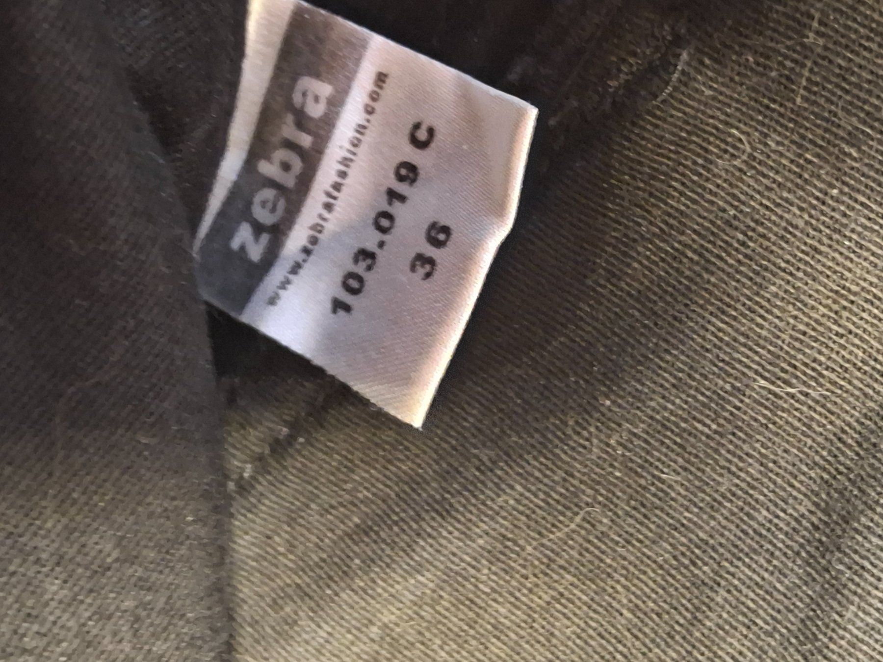 Zebra Pantaloni: Pantalon noir taille 36 marque Zebra 95% coton – Usato da Villiers venduto da san_jn5w 4