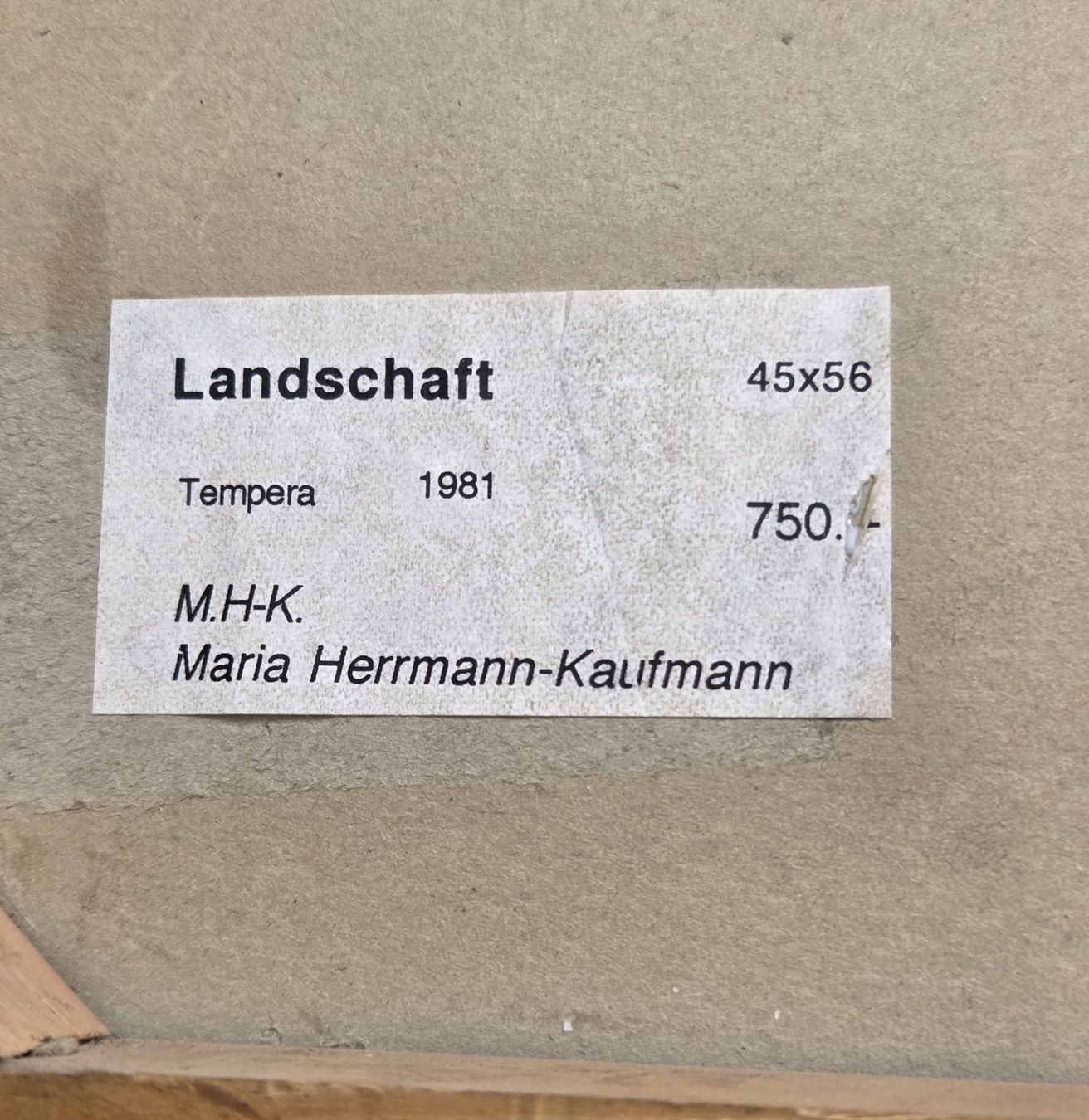 Dipinti: Maria Herrmann Kaufmann – Usato da Kriens venduto da 1mars10 3