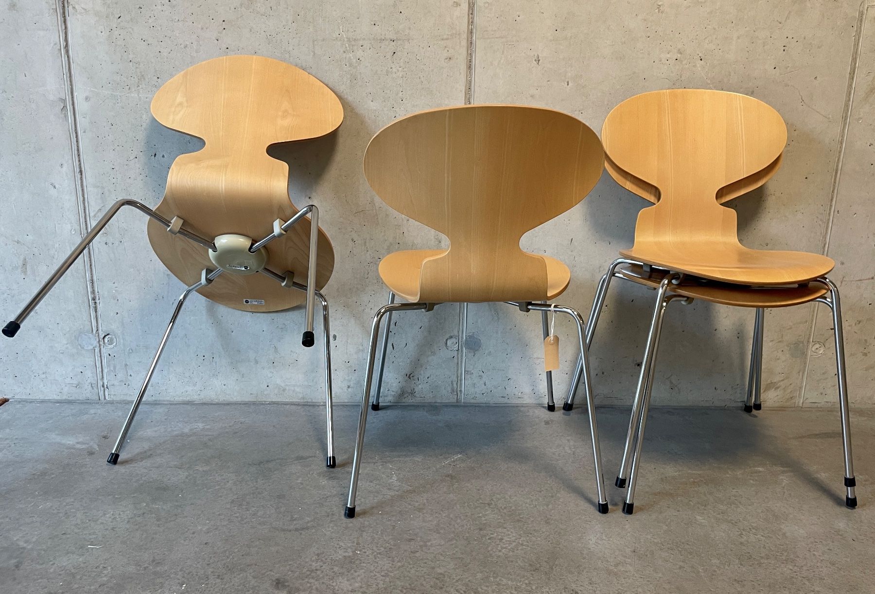Fritz Hansen Sedie: Arne Jacobsen Stuhl Ameise 3101 Fritz Hansen – Usato da Zürich venduto da starch.studio 3