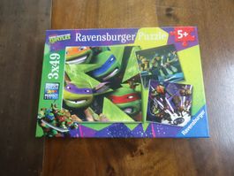 Puzzle Ravensburger 3 X 49 pièces - Tortues Ninja - + 5 ans
