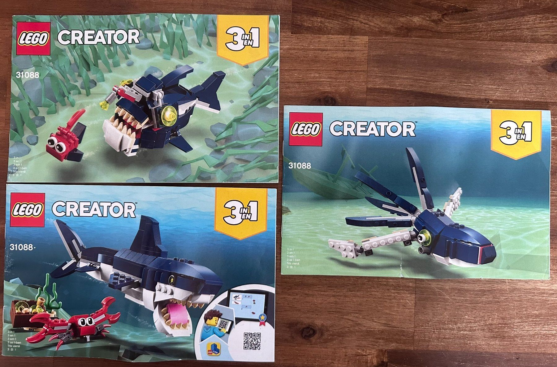 Lego Kit di costruzioni: Lego Creator 3en1 n° 31088 - Créatures sous-marines – Usato da Chesalles-sur-Oron venduto da Joelle76 1