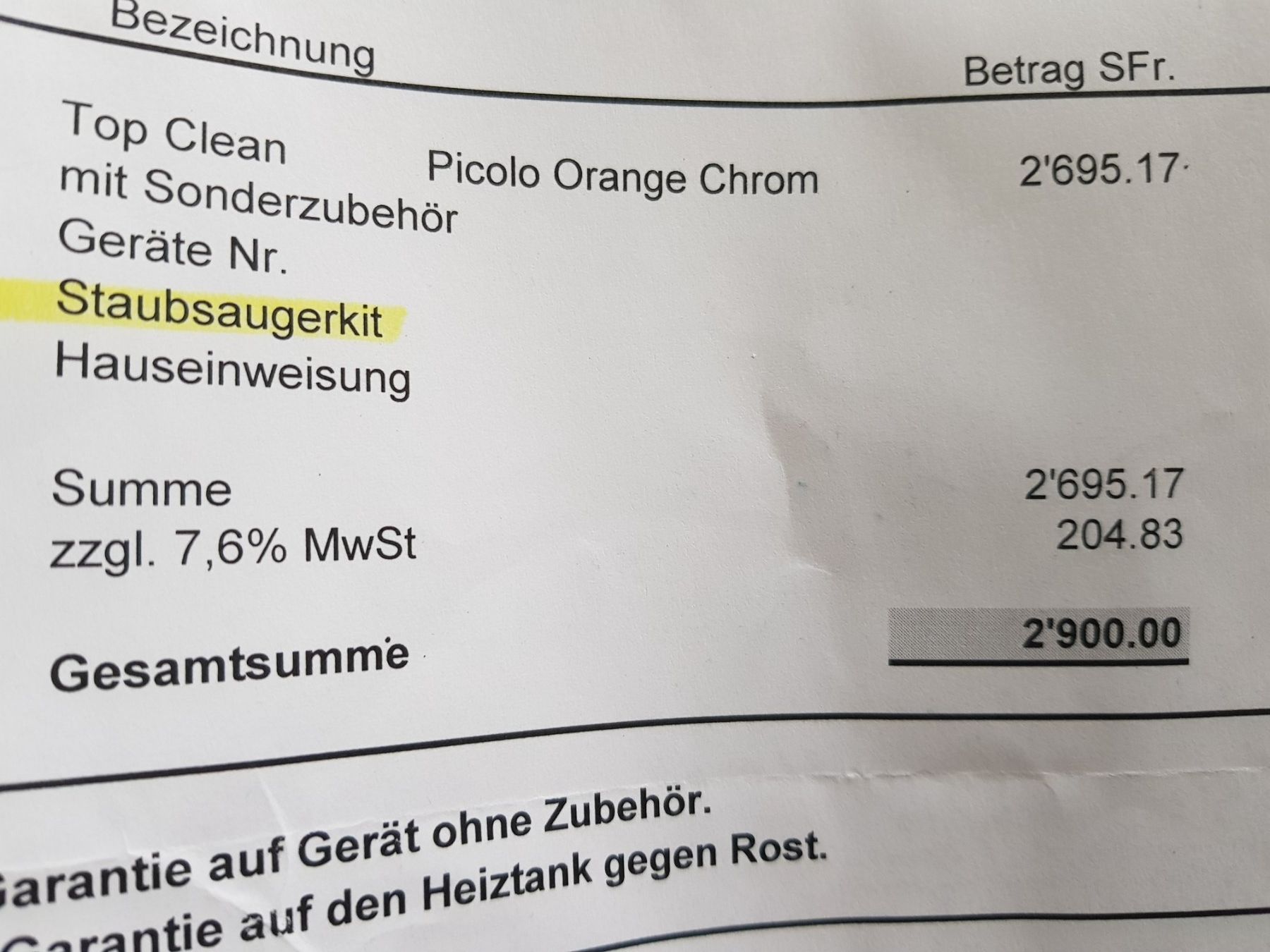 Nettoyeurs à vapeur: Dampfgerät – D'occasion à Oberhelfenschwil par weidstyle 1